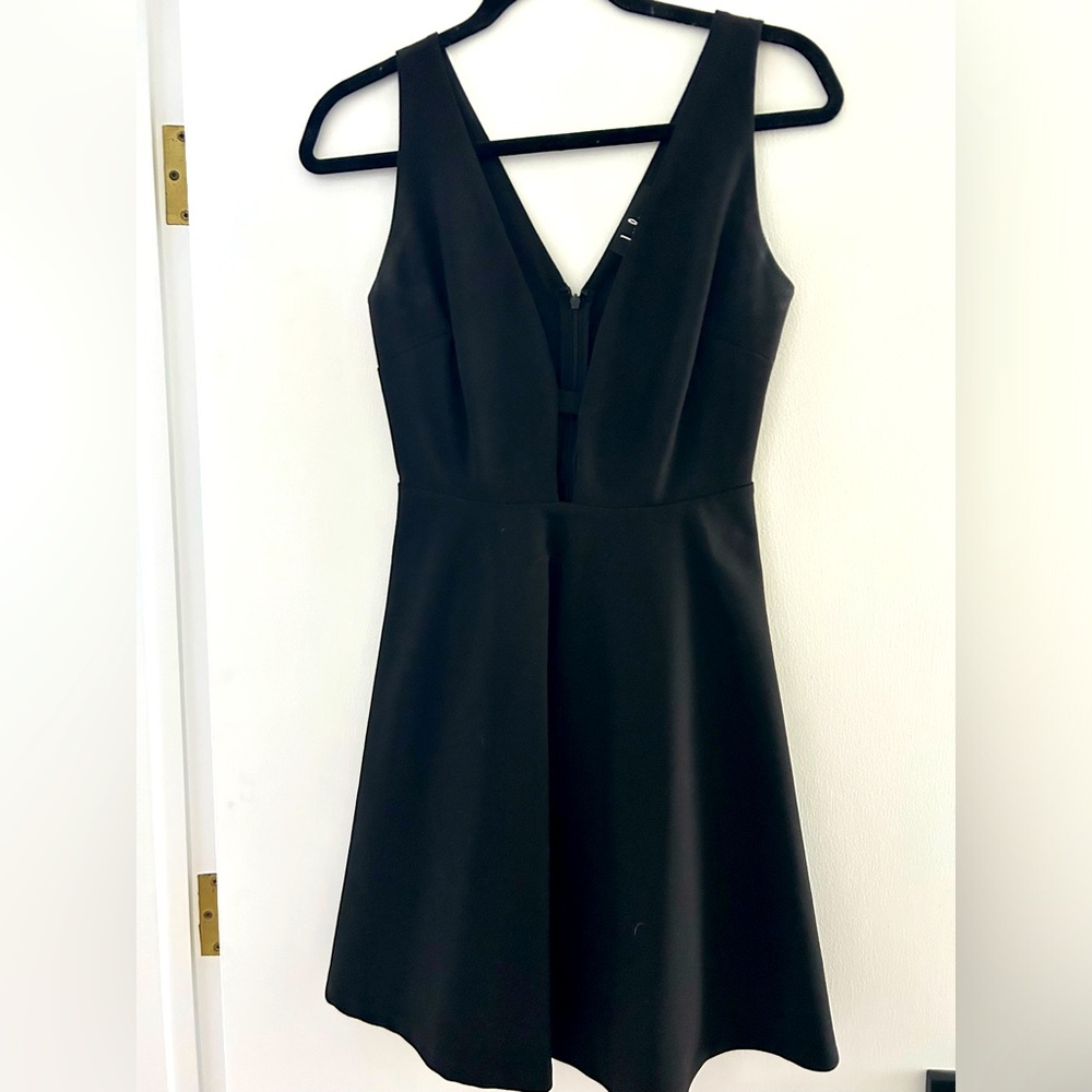 Black Skater Mini Dress - lulus